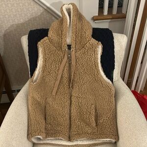 Cozy Zip front teddy bear Vest